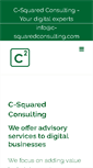 Mobile Screenshot of c-squaredconsulting.com